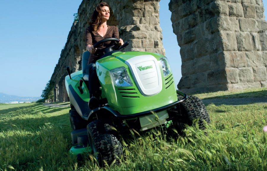 kosiarka samojezdna traktorek Viking